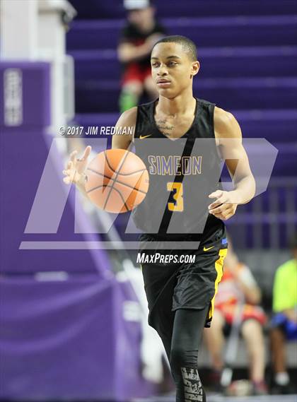 Thumbnail 2 in Simeon vs. Wesleyan Christian Academy (City of Palms Classic) photogallery.