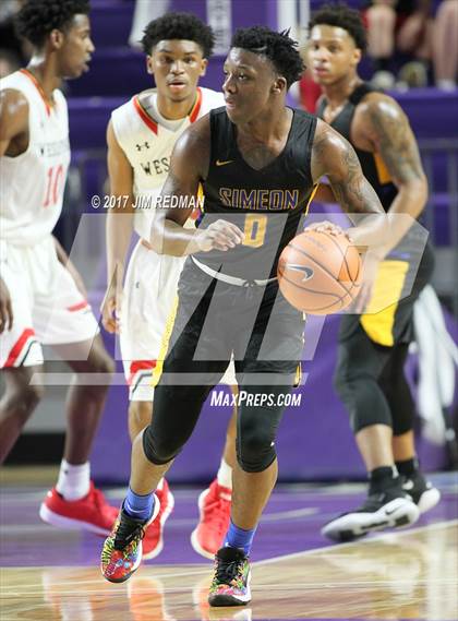 Thumbnail 1 in Simeon vs. Wesleyan Christian Academy (City of Palms Classic) photogallery.