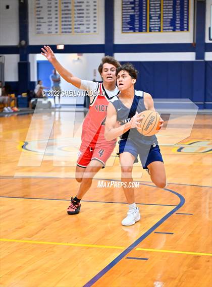 Thumbnail 1 in Calvary Christian vs Victory Christian (The Hoop Vibe) photogallery.