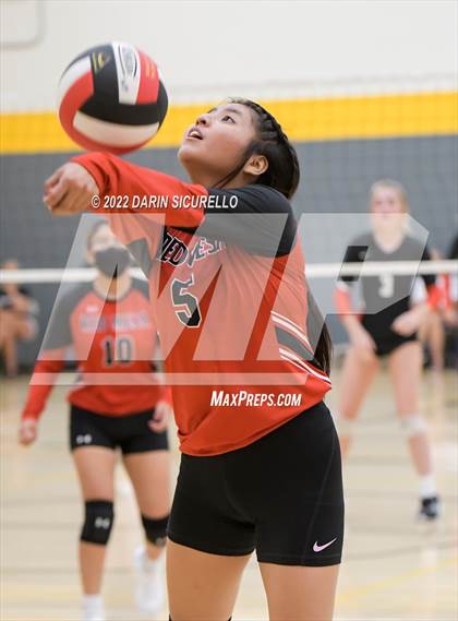 Thumbnail 2 in Red Mesa vs. Cocoino (Epic Tourneys Volleyball Invite) photogallery.