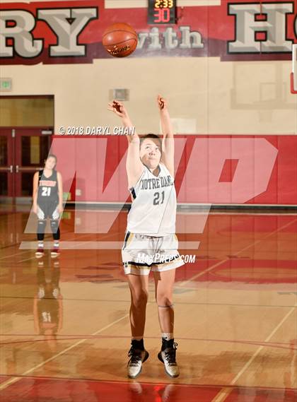 Thumbnail 2 in Notre Dame (SO) vs. South Pasadena (Mark Keppel Tournament) photogallery.