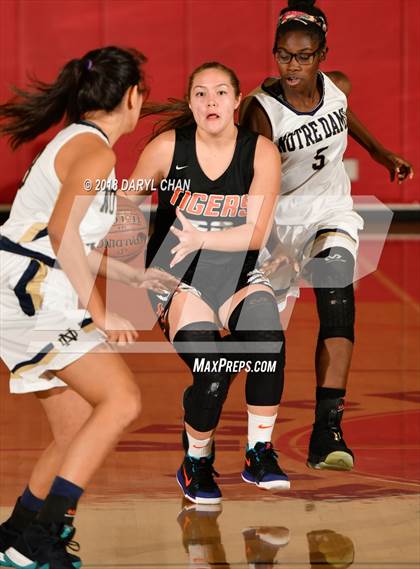 Thumbnail 3 in Notre Dame (SO) vs. South Pasadena (Mark Keppel Tournament) photogallery.