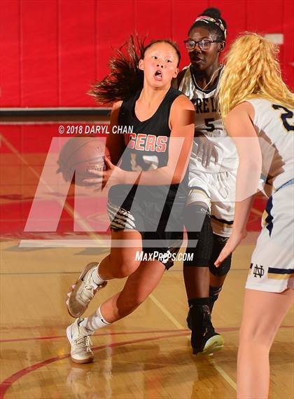 Thumbnail 3 in Notre Dame (SO) vs. South Pasadena (Mark Keppel Tournament) photogallery.