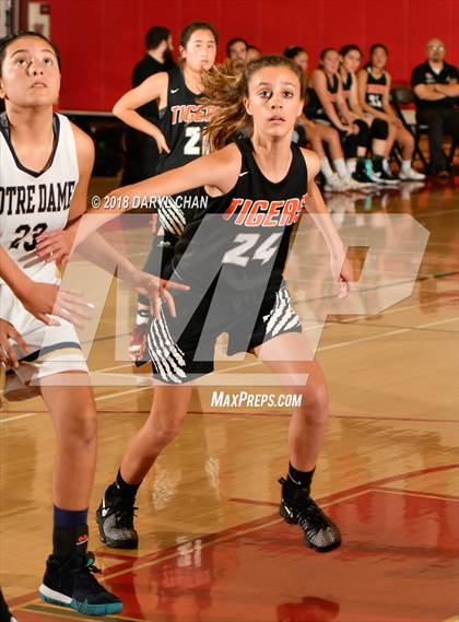 Thumbnail 3 in Notre Dame (SO) vs. South Pasadena (Mark Keppel Tournament) photogallery.