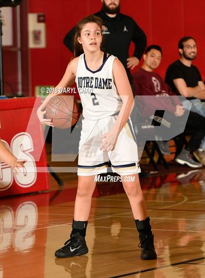 Thumbnail 3 in Notre Dame (SO) vs. South Pasadena (Mark Keppel Tournament) photogallery.