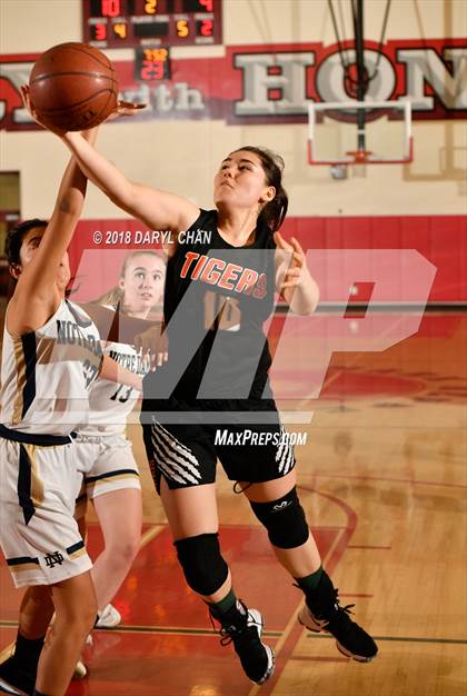 Thumbnail 3 in Notre Dame (SO) vs. South Pasadena (Mark Keppel Tournament) photogallery.