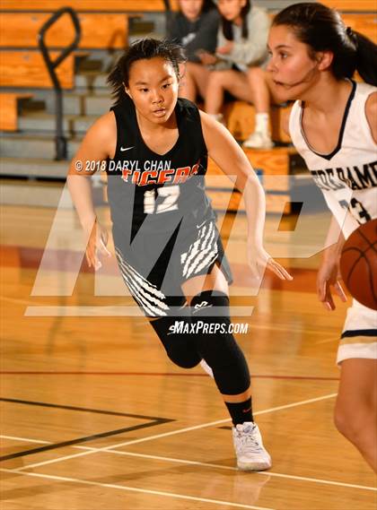 Thumbnail 3 in Notre Dame (SO) vs. South Pasadena (Mark Keppel Tournament) photogallery.