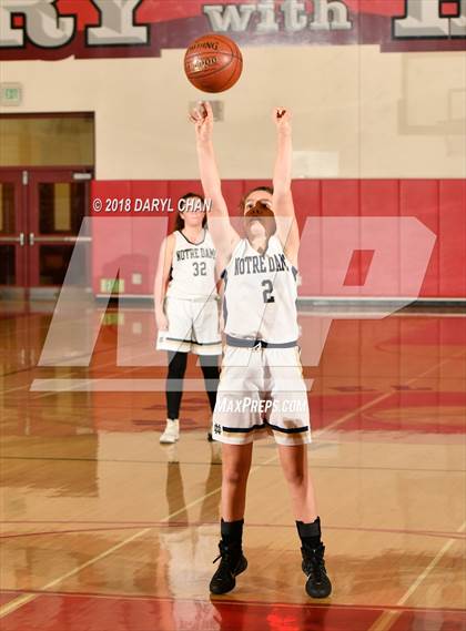 Thumbnail 2 in Notre Dame (SO) vs. South Pasadena (Mark Keppel Tournament) photogallery.