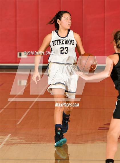 Thumbnail 3 in Notre Dame (SO) vs. South Pasadena (Mark Keppel Tournament) photogallery.