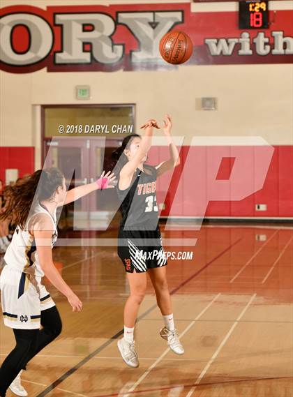 Thumbnail 2 in Notre Dame (SO) vs. South Pasadena (Mark Keppel Tournament) photogallery.