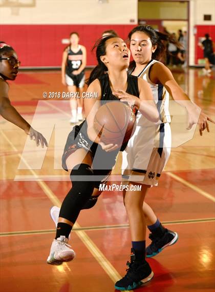 Thumbnail 1 in Notre Dame (SO) vs. South Pasadena (Mark Keppel Tournament) photogallery.