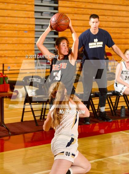Thumbnail 1 in Notre Dame (SO) vs. South Pasadena (Mark Keppel Tournament) photogallery.