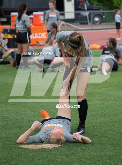 Thumbnail 1 in Myers Park vs. Fuquay - Varina (NCHSAA 4A Final) photogallery.