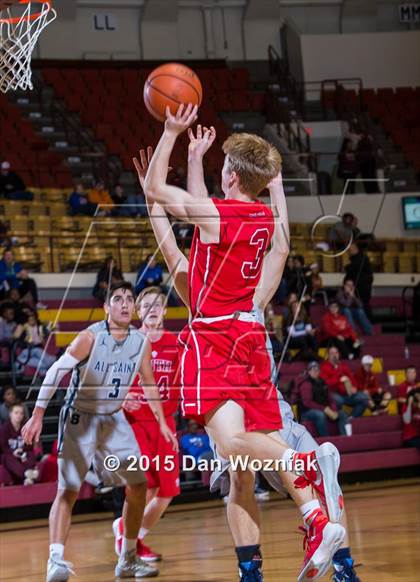 Thumbnail 1 in Grapevine Faith Christian vs. All Saints (Fantasy of Lights) photogallery.