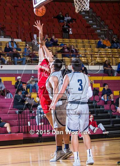 Thumbnail 2 in Grapevine Faith Christian vs. All Saints (Fantasy of Lights) photogallery.