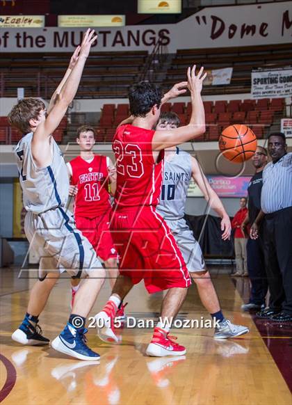 Thumbnail 1 in Grapevine Faith Christian vs. All Saints (Fantasy of Lights) photogallery.