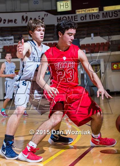 Thumbnail 3 in Grapevine Faith Christian vs. All Saints (Fantasy of Lights) photogallery.