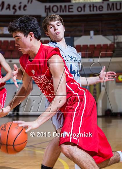 Thumbnail 1 in Grapevine Faith Christian vs. All Saints (Fantasy of Lights) photogallery.