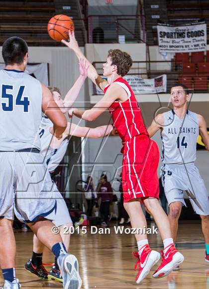 Thumbnail 1 in Grapevine Faith Christian vs. All Saints (Fantasy of Lights) photogallery.