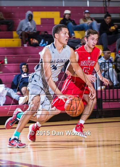 Thumbnail 3 in Grapevine Faith Christian vs. All Saints (Fantasy of Lights) photogallery.