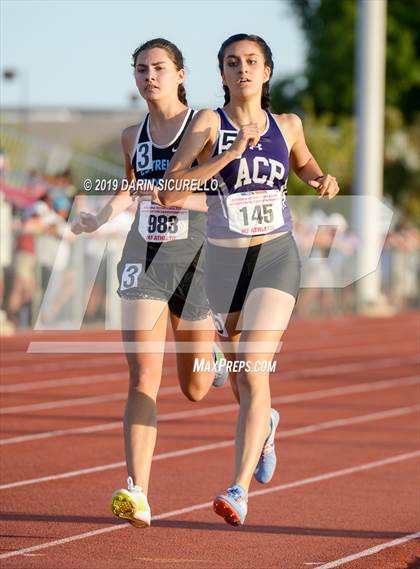 Thumbnail 1 in AIA Track & Field Championships (Girls 400m & 800m Dash) photogallery.