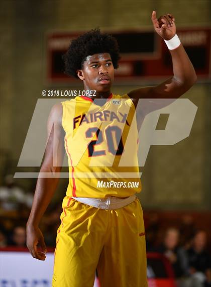 Thumbnail 1 in Fairfax vs. Bishop Gorman (Nike Extravaganza) photogallery.