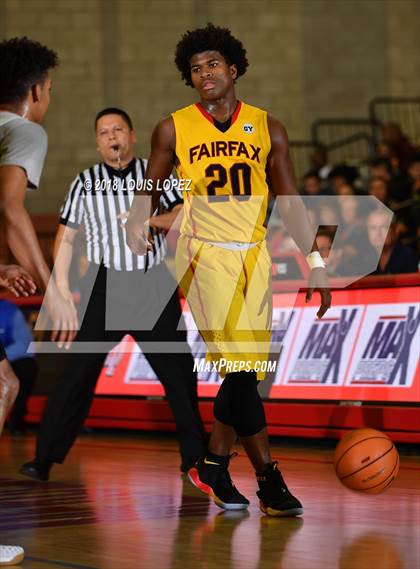 Thumbnail 3 in Fairfax vs. Bishop Gorman (Nike Extravaganza) photogallery.
