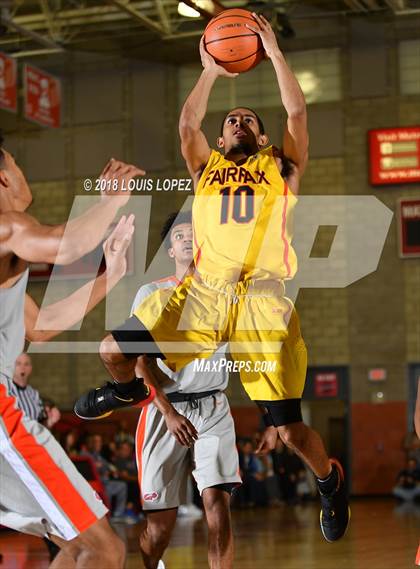 Thumbnail 1 in Fairfax vs. Bishop Gorman (Nike Extravaganza) photogallery.