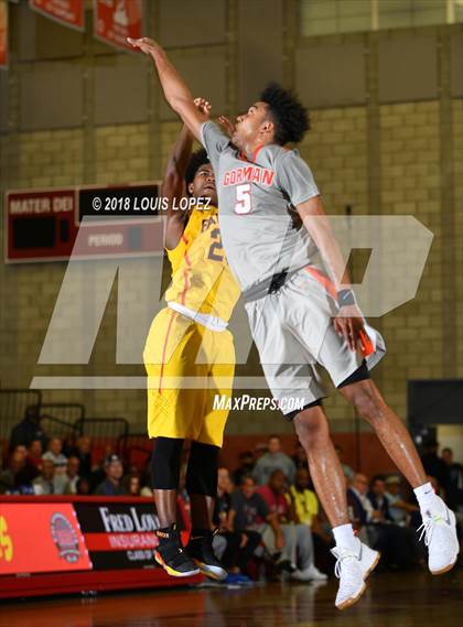 Thumbnail 1 in Fairfax vs. Bishop Gorman (Nike Extravaganza) photogallery.