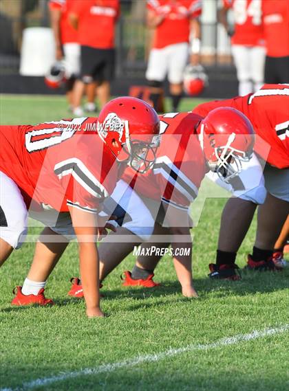 Thumbnail 2 in Okmulgee @ Warner (Scrimmage) photogallery.