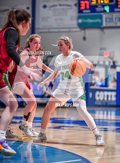 Thumbnail 1 in Greenland vs Life Way Christian (2A-1 District Tournament) photogallery.
