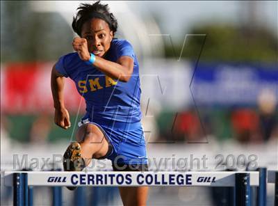 Thumbnail 2 in CIF State Championships (Girls 100m Hurdles - Preliminaries) photogallery.
