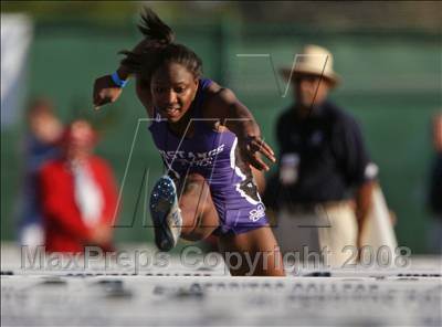Thumbnail 2 in CIF State Championships (Girls 100m Hurdles - Preliminaries) photogallery.