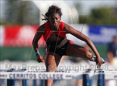 Thumbnail 1 in CIF State Championships (Girls 100m Hurdles - Preliminaries) photogallery.