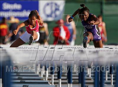 Thumbnail 3 in CIF State Championships (Girls 100m Hurdles - Preliminaries) photogallery.