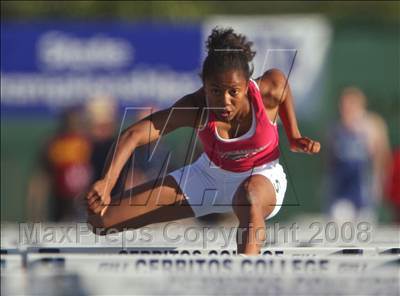 Thumbnail 2 in CIF State Championships (Girls 100m Hurdles - Preliminaries) photogallery.