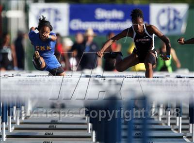 Thumbnail 1 in CIF State Championships (Girls 100m Hurdles - Preliminaries) photogallery.