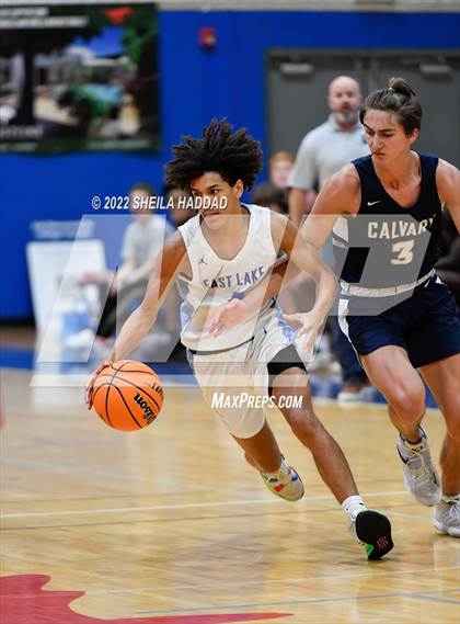 Thumbnail 2 in Calvary Christian vs East Lake (Sunbash Tournament) photogallery.