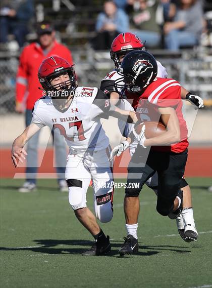 Thumbnail 3 in St. Helena @ Salesian College Preparatory (CIF NCS D7 Semifinal) photogallery.