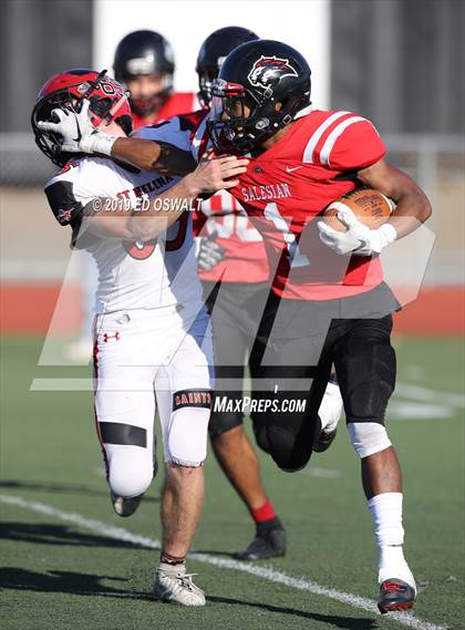 Thumbnail 1 in St. Helena @ Salesian College Preparatory (CIF NCS D7 Semifinal) photogallery.