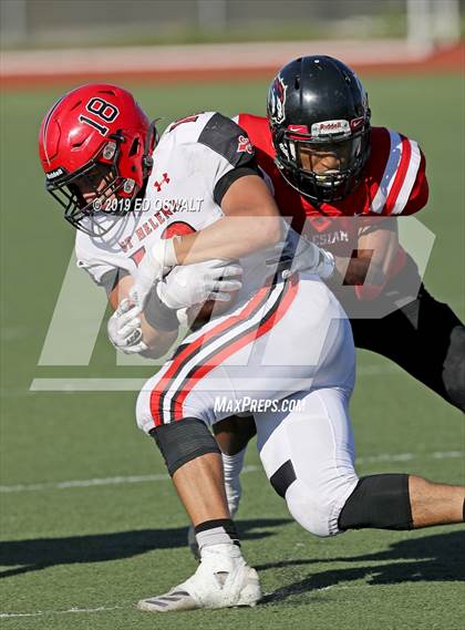 Thumbnail 3 in St. Helena @ Salesian College Preparatory (CIF NCS D7 Semifinal) photogallery.
