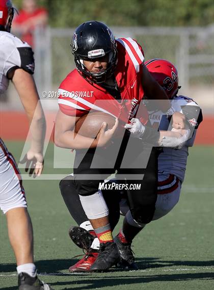 Thumbnail 1 in St. Helena @ Salesian College Preparatory (CIF NCS D7 Semifinal) photogallery.