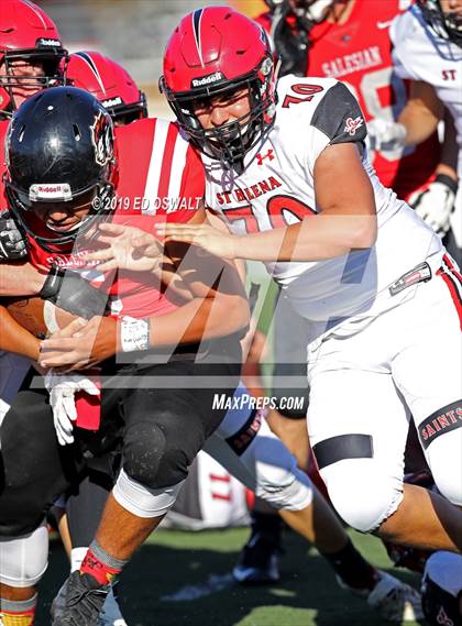 Thumbnail 1 in St. Helena @ Salesian College Preparatory (CIF NCS D7 Semifinal) photogallery.