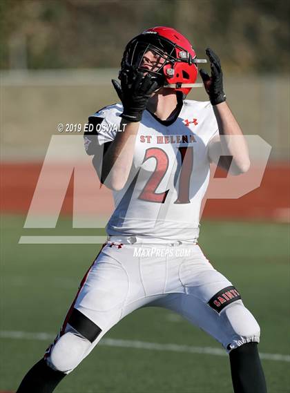 Thumbnail 1 in St. Helena @ Salesian College Preparatory (CIF NCS D7 Semifinal) photogallery.