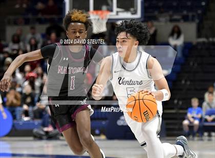 Thumbnail 2 in Natomas vs. Venture Academy (CIF SJS D4 Final) photogallery.