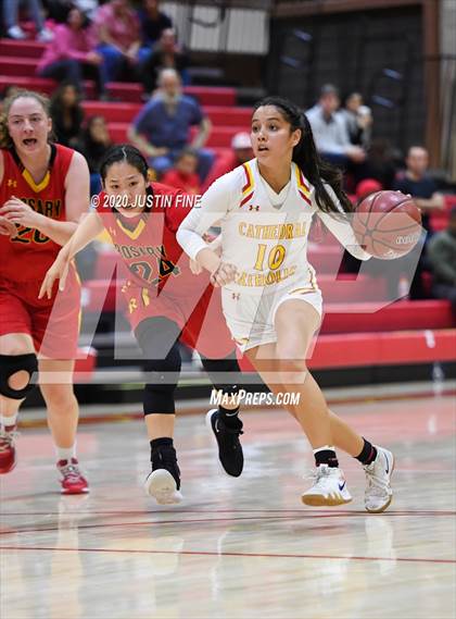 Thumbnail 3 in Rosary Academy @ Cathedral Catholic (CIF SoCal Regional D1 Final) photogallery.
