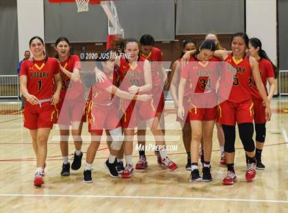 Thumbnail 3 in Rosary Academy @ Cathedral Catholic (CIF SoCal Regional D1 Final) photogallery.
