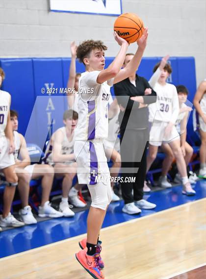Thumbnail 2 in Pusch Ridge Christian Academy vs. Notre Dame Prep (Valley Christian Boys Basketball Thanksgiving Tournament) photogallery.
