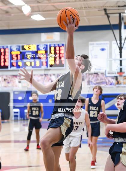 Thumbnail 3 in Pusch Ridge Christian Academy vs. Notre Dame Prep (Valley Christian Boys Basketball Thanksgiving Tournament) photogallery.