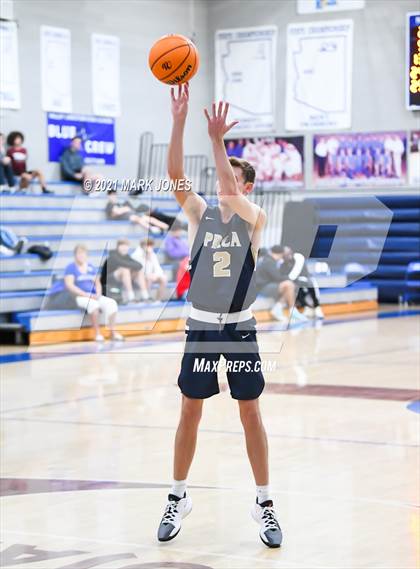 Thumbnail 2 in Pusch Ridge Christian Academy vs. Notre Dame Prep (Valley Christian Boys Basketball Thanksgiving Tournament) photogallery.